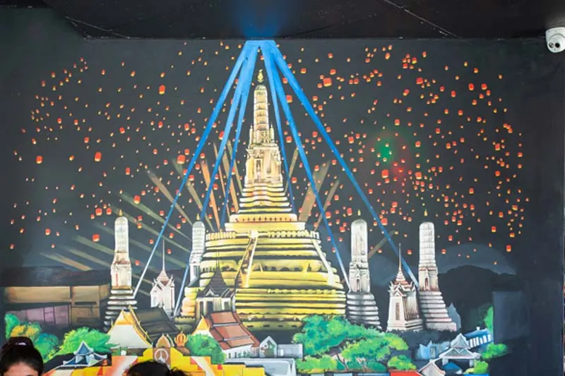 Inside T Top Thai restaurant