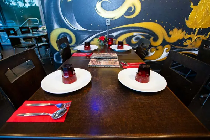 Inside T Top Thai restaurant