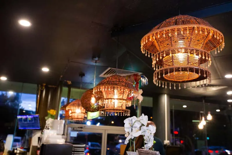 Inside T Top Thai restaurant