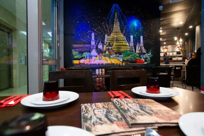Inside T Top Thai restaurant